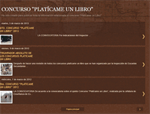 Tablet Screenshot of platicameunlibro6.blogspot.com