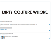 Tablet Screenshot of dirtycouturewhore.blogspot.com