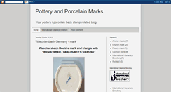 Desktop Screenshot of potterymarks.blogspot.com