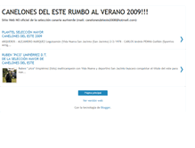 Tablet Screenshot of canelonesdeleste2009.blogspot.com