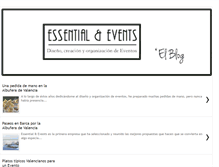 Tablet Screenshot of essentialevents.blogspot.com