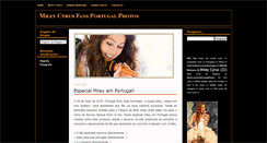 Desktop Screenshot of mileycyrusfansportugalfotos.blogspot.com