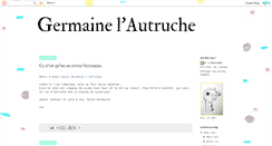 Desktop Screenshot of germainelautruche.blogspot.com