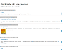 Tablet Screenshot of caminantesinimaginacion.blogspot.com