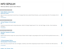 Tablet Screenshot of infosepuluh.blogspot.com