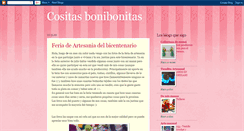 Desktop Screenshot of cositasbonibonitas.blogspot.com