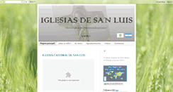 Desktop Screenshot of iglesiasdesanluis.blogspot.com