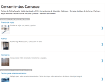 Tablet Screenshot of cerramientoscarrasco.blogspot.com