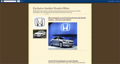 Desktop Screenshot of pearsonhonda.blogspot.com