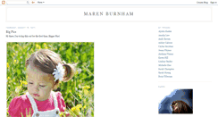 Desktop Screenshot of marenburnham.blogspot.com