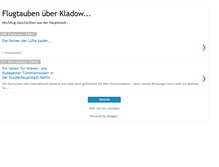 Tablet Screenshot of flugtauben.blogspot.com