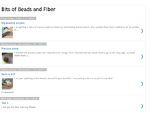 Tablet Screenshot of bitsofbeads.blogspot.com