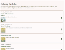 Tablet Screenshot of calvarycarluke.blogspot.com
