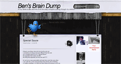 Desktop Screenshot of bensbraindump.blogspot.com