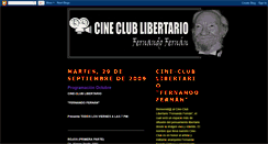 Desktop Screenshot of cineclublibertario.blogspot.com