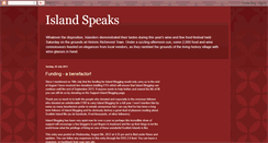 Desktop Screenshot of islandspeaks.blogspot.com