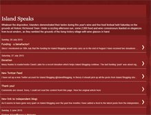 Tablet Screenshot of islandspeaks.blogspot.com
