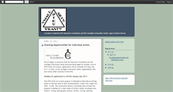 Desktop Screenshot of dtessmallartsgrants.blogspot.com