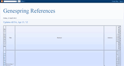 Desktop Screenshot of gxreferences.blogspot.com