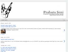 Tablet Screenshot of praharaseni.blogspot.com