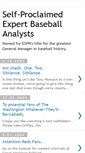 Mobile Screenshot of expertbaseballanalyst.blogspot.com