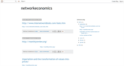 Desktop Screenshot of networkeconomics.blogspot.com