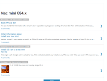 Tablet Screenshot of macminios4.blogspot.com