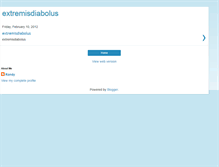 Tablet Screenshot of extremisdiabolus.blogspot.com