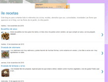 Tablet Screenshot of ile-recetas.blogspot.com