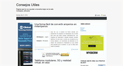 Desktop Screenshot of consejos-utilesya.blogspot.com