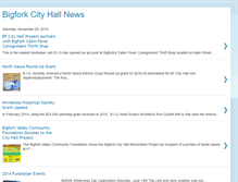 Tablet Screenshot of bigforkcityhall.blogspot.com