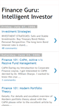Mobile Screenshot of finance-guru.blogspot.com