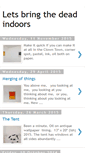 Mobile Screenshot of letsbringthedeadindoors.blogspot.com