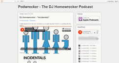 Desktop Screenshot of djhomewrecker.blogspot.com