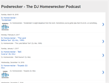 Tablet Screenshot of djhomewrecker.blogspot.com