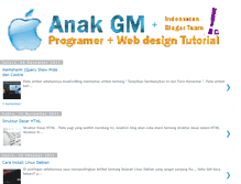 Tablet Screenshot of anakgm.blogspot.com