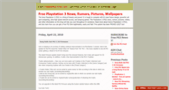 Desktop Screenshot of free-playstation-3-pictures-news-info.blogspot.com