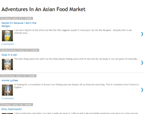 Tablet Screenshot of adventuresinanasianfoodmarket.blogspot.com