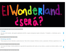 Tablet Screenshot of elwonderland.blogspot.com