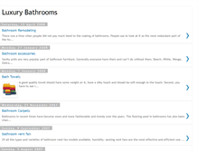 Tablet Screenshot of luxurybathroomstips.blogspot.com