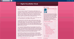 Desktop Screenshot of digitalgrandfatherclock.blogspot.com