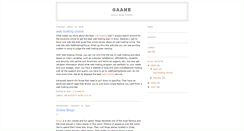 Desktop Screenshot of gaame.blogspot.com
