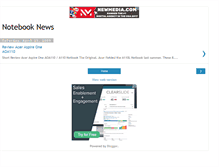 Tablet Screenshot of newsofnotebook.blogspot.com
