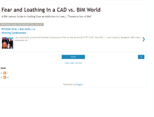 Tablet Screenshot of cad-vs-bim.blogspot.com