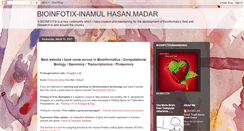 Desktop Screenshot of bioinfoinam.blogspot.com