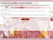 Tablet Screenshot of bioinfoinam.blogspot.com