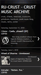 Mobile Screenshot of genesisofcrust.blogspot.com