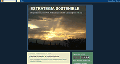 Desktop Screenshot of estrategiasostenible.blogspot.com