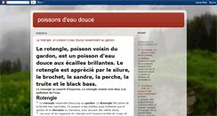 Desktop Screenshot of poisson-d-eau-douce.blogspot.com