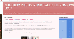 Desktop Screenshot of biblioherrera.blogspot.com